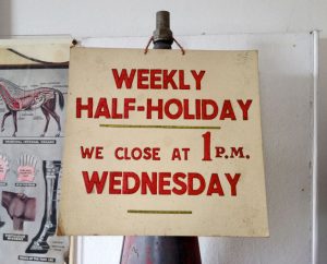 Half Day Closing