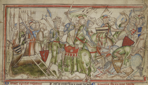 13th Century illustration of the Battle of Fulford