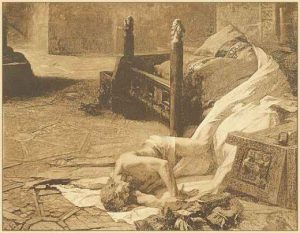The burial of William the Conqueror