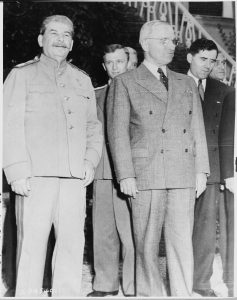 Truman and Stalin had very different ideological views