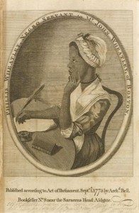 Phillis Wheatley, freed slave who became a writer