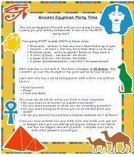 Pharaoh Party Game for