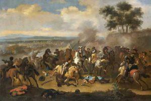 Battle of the Boyne, part of the Williamite Wars